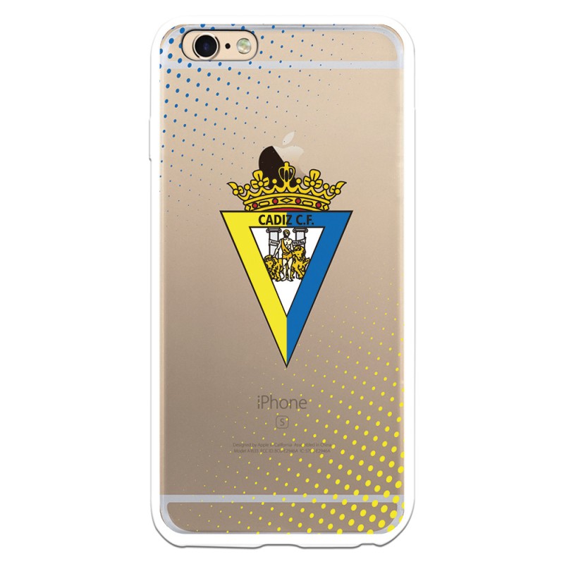 Funda para iPhone 6 Plus del Cádiz Escudo Transparente - Licencia Oficial Cádiz CF