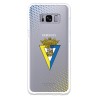 Funda para Samsung Galaxy S8 del Cádiz Escudo Transparente - Licencia Oficial Cádiz CF