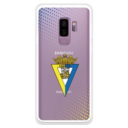 Funda para Samsung Galaxy S9 Plus del Cádiz Escudo Transparente - Licencia Oficial Cádiz CF
