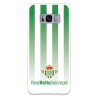 Funda para Samsung Galaxy S8 del Betis Fondo Rayas Verdiblancas - Licencia Oficial Real Betis Balompié