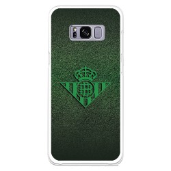 Funda para Samsung Galaxy S8 del Betis Escudo Verde Fondo trama - Licencia Oficial Real Betis Balompié