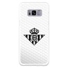 Funda para Samsung Galaxy S8 del Betis Escudo Negro Fondo Red - Licencia Oficial Real Betis Balompié