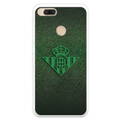 Funda para Xiaomi Mi A1 del Betis Escudo Verde Fondo trama - Licencia Oficial Real Betis Balompié