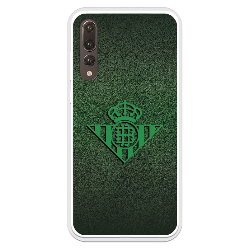 Funda para Huawei P20 Pro del Betis Escudo Verde Fondo trama - Licencia Oficial Real Betis Balompié