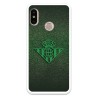 Funda para Xiaomi Mi A2 Lite del Betis Escudo Verde Fondo trama - Licencia Oficial Real Betis Balompié