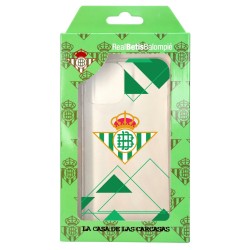 Funda para Huawei P30 Lite del Betis Escudo Fondo transparente - Licencia Oficial Real Betis Balompié