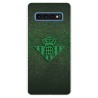 Funda para Samsung Galaxy S10 del Betis Escudo Verde Fondo trama - Licencia Oficial Real Betis Balompié