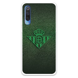 Funda para Xiaomi Mi 9 del Betis Escudo Verde Fondo trama - Licencia Oficial Real Betis Balompié