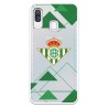 Funda para Samsung Galaxy A40 del Betis Escudo Fondo transparente - Licencia Oficial Real Betis Balompié