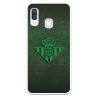 Funda para Samsung Galaxy A40 del Betis Escudo Verde Fondo trama - Licencia Oficial Real Betis Balompié