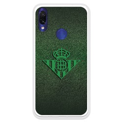 Funda para Xiaomi Redmi 7 del Betis Escudo Verde Fondo trama - Licencia Oficial Real Betis Balompié