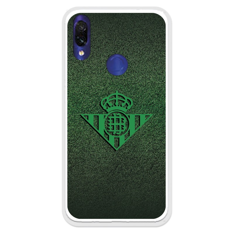 Funda para Xiaomi Redmi 7 del Betis Escudo Verde Fondo trama - Licencia Oficial Real Betis Balompié