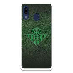 Funda para Samsung Galaxy A20E del Betis Escudo Verde Fondo trama - Licencia Oficial Real Betis Balompié