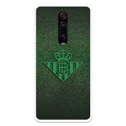 Funda para Xiaomi Mi 9T del Betis Escudo Verde Fondo trama - Licencia Oficial Real Betis Balompié