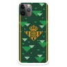 Funda para iPhone 11 Pro del Betis Escudo Amarillo Fondo Verde - Licencia Oficial Real Betis Balompié