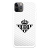 Funda para iPhone 11 Pro del Betis Escudo Negro Fondo Red - Licencia Oficial Real Betis Balompié