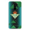 Funda para Xiaomi Redmi Note 8 Pro del Betis Escudo Fondo transparente - Licencia Oficial Real Betis Balompié