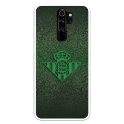 Funda para Xiaomi Redmi Note 8 Pro del Betis Escudo Verde Fondo trama - Licencia Oficial Real Betis Balompié