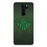 Funda para Xiaomi Redmi Note 8 Pro del Betis Escudo Verde Fondo trama - Licencia Oficial Real Betis Balompié