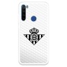 Funda para Xiaomi Redmi Note 8T del Betis Escudo Negro Fondo Red - Licencia Oficial Real Betis Balompié