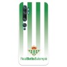 Funda para Xiaomi Mi Note 10 del Betis Fondo Rayas Verdiblancas - Licencia Oficial Real Betis Balompié