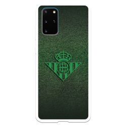 Funda para Samsung Galaxy S20 Plus del Betis Escudo Verde Fondo trama - Licencia Oficial Real Betis Balompié