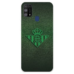 Funda para Samsung Galaxy M31 del Betis Escudo Verde Fondo trama - Licencia Oficial Real Betis Balompié