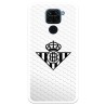 Funda para Xiaomi Redmi Note 9 del Betis Escudo Negro Fondo Red - Licencia Oficial Real Betis Balompié