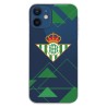 Funda para iPhone 12 Mini del Betis Escudo Fondo transparente - Licencia Oficial Real Betis Balompié