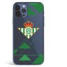 Funda para iPhone 12 Pro Max del Betis Escudo Fondo transparente - Licencia Oficial Real Betis Balompié