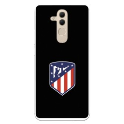 Funda para Huawei Mate 20 Lite del Atleti Escudo Fondo Negro - Licencia Oficial Atlético de Madrid