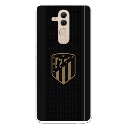 Funda para Huawei Mate 20 Lite del Atleti Escudo Dorado Fondo Negro - Licencia Oficial Atlético de Madrid