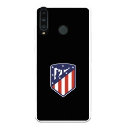 Funda para Huawei P30 Lite del Atleti Escudo Fondo Negro - Licencia Oficial Atlético de Madrid