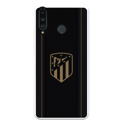 Funda para Huawei P30 Lite del Atleti Escudo Dorado Fondo Negro - Licencia Oficial Atlético de Madrid