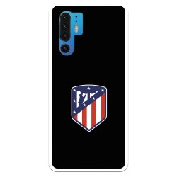 Funda para Huawei P30 Pro del Atleti Escudo Fondo Negro - Licencia Oficial Atlético de Madrid