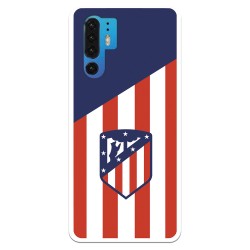 Funda para Huawei P30 Pro del Atleti Escudo Fondo Atletico - Licencia Oficial Atlético de Madrid