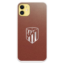 Funda para iPhone 11 del Atleti Escudo Plateado Fondo - Licencia Oficial Atlético de Madrid