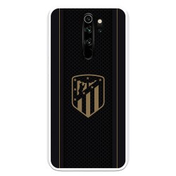 Funda para Xiaomi Redmi Note 8 Pro del Atleti Escudo Dorado Fondo Negro - Licencia Oficial Atlético de Madrid