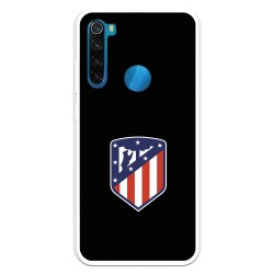 Funda para Xiaomi Redmi Note 8 del Atleti Escudo Fondo Negro - Licencia Oficial Atlético de Madrid
