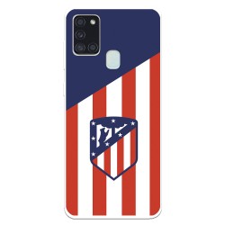 Funda para Samsung Galaxy A21S del Atleti Escudo Fondo Atletico - Licencia Oficial Atlético de Madrid