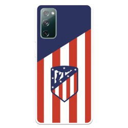 Funda para Samsung Galaxy S20 FE del Atleti Escudo Fondo Atletico - Licencia Oficial Atlético de Madrid