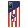 Funda para Samsung Galaxy S20 FE del Atleti Escudo Fondo Atletico - Licencia Oficial Atlético de Madrid