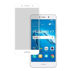 Cristal Templado Completo Blanco para Huawei Y7