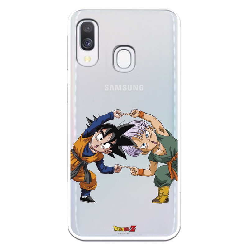 Funda para Samsung Galaxy A40 Oficial de Dragon Ball Goten y Trunks Fusión - Dragon Ball