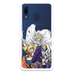 Funda para Samsung Galaxy A20E Oficial de Dragon Ball Guerreros Saiyans - Dragon Ball