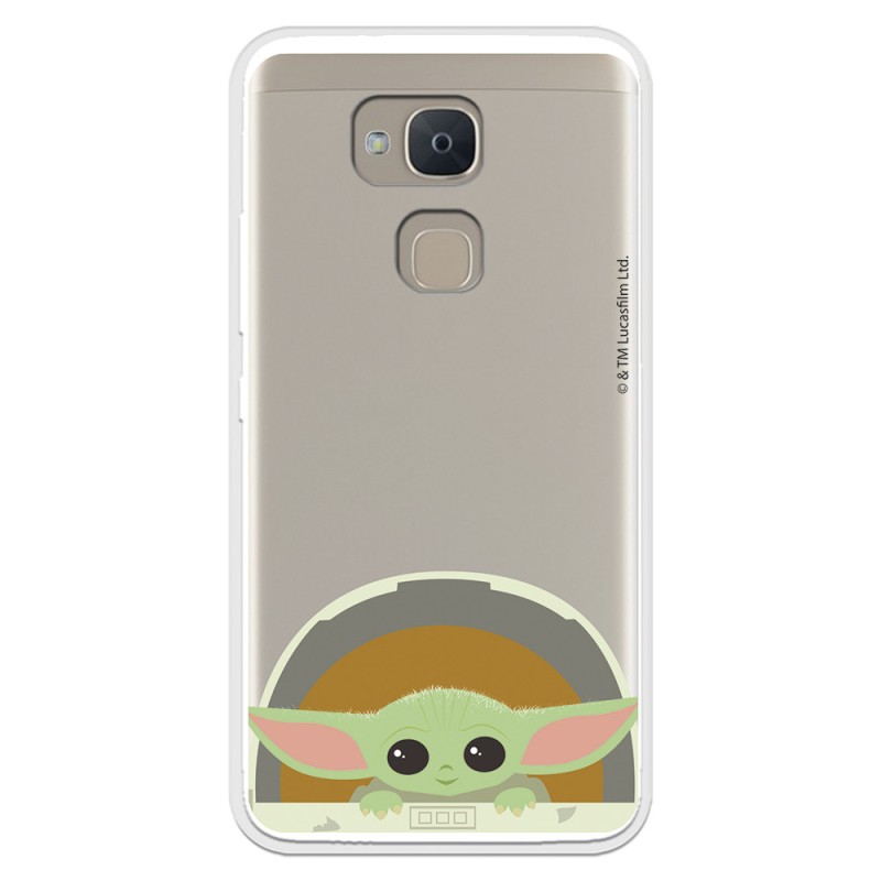 Funda para Bq Aquaris V Plus Oficial de Star Wars Baby Yoda Sonrisas - The Mandalorian