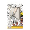 Funda para Samsung Galaxy A42 5G Oficial de Warner Bros Bugs Bunny Silueta Transparente - Looney Tunes