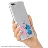 Funda para iPhone SE Oficial de Disney Angel & Stitch Beso - Lilo & Stitch