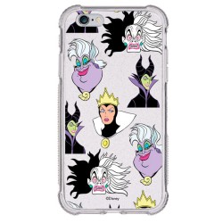 Funda Brillantina para iPhone 6 Plus Oficial de Disney Villanas Patrón - Villanas Disney