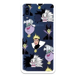 Funda para Samsung Galaxy A20E Oficial de Disney Villanas Patrón - Villanas Disney